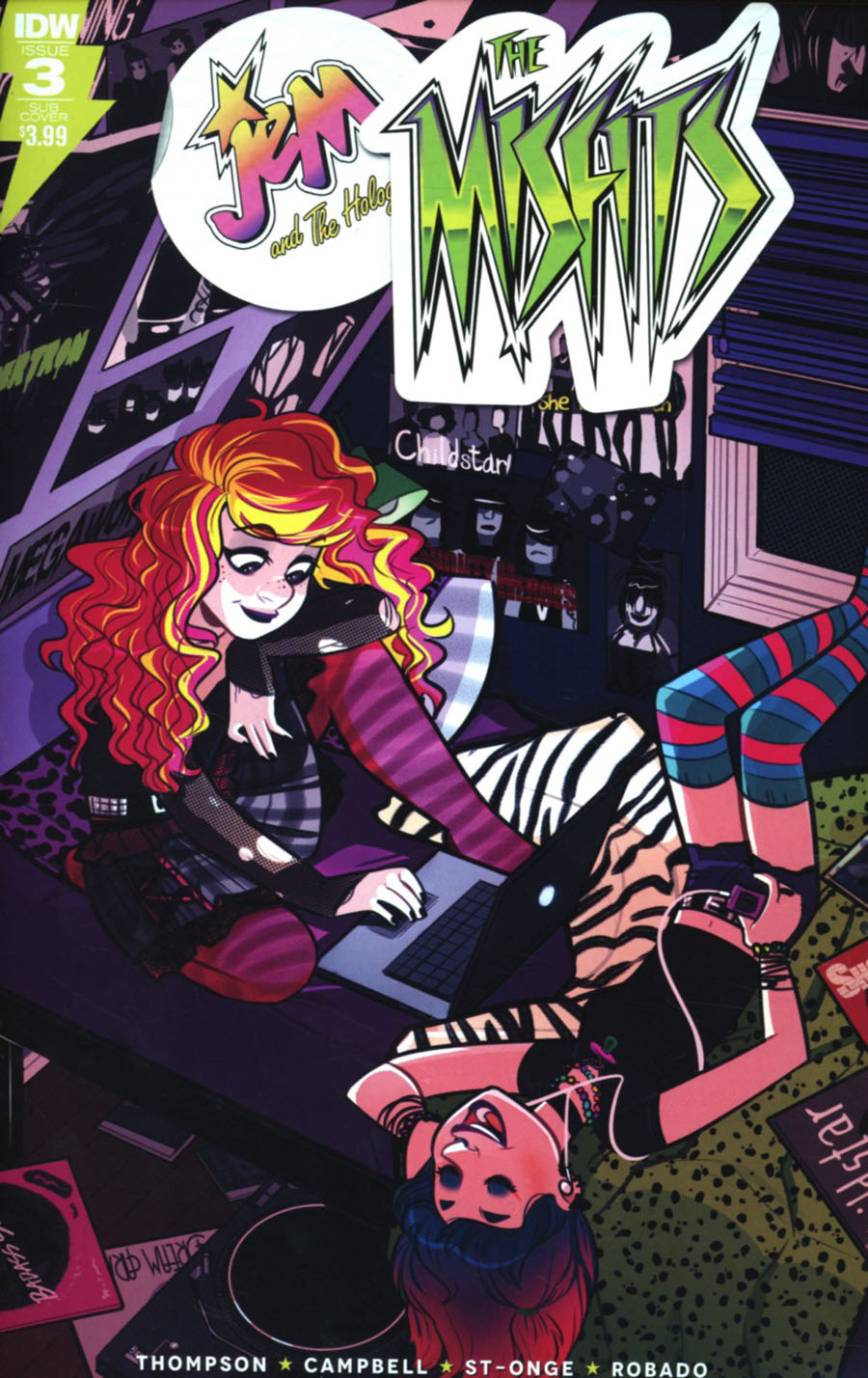 Jem And The Misfits #3 Cover B Variant Jenn St-Onge Subscription Cover