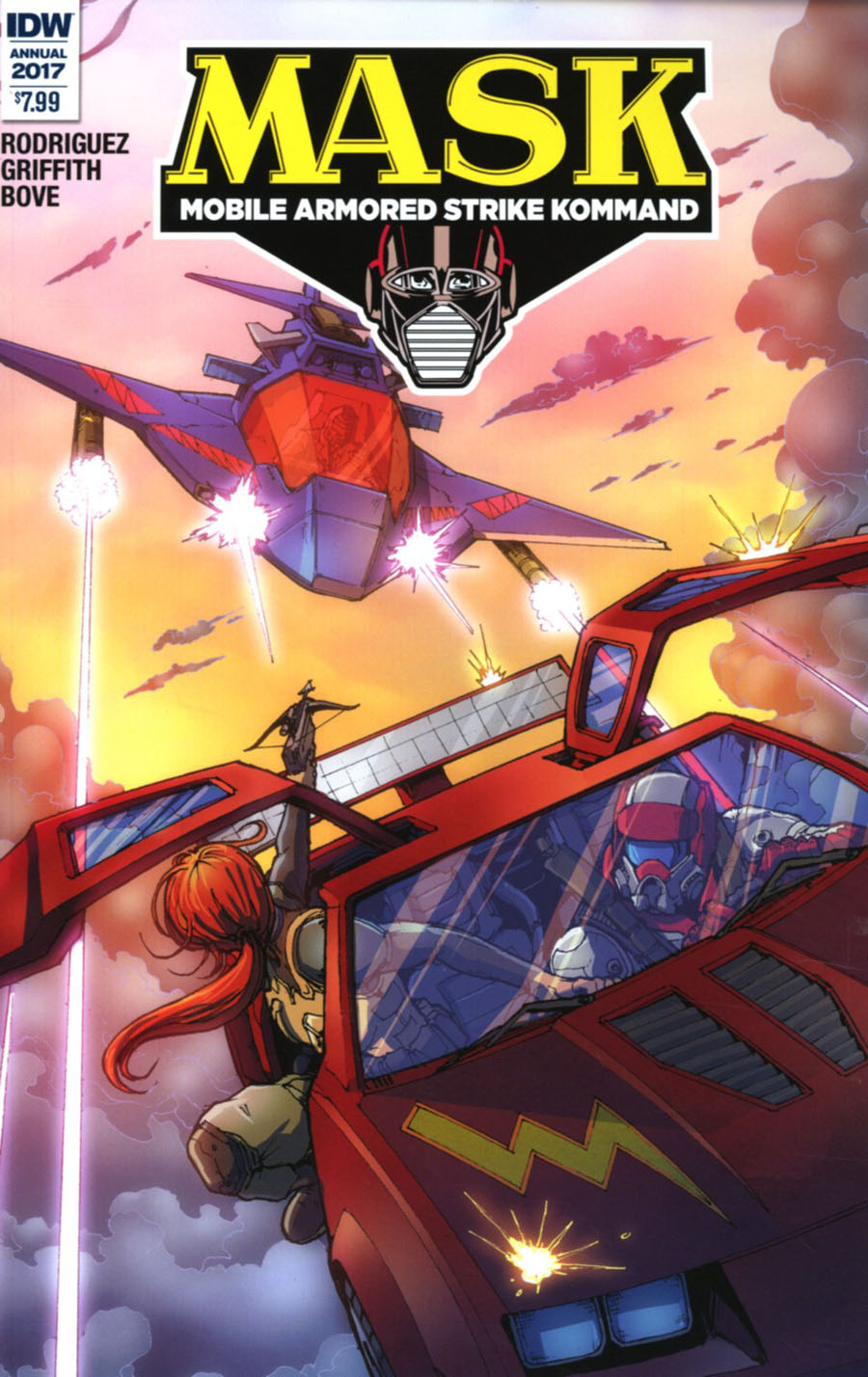 M.A.S.K. Mobile Armored Strike Kommand Annual #1 Cover A Regular Andrew Griffith Cover