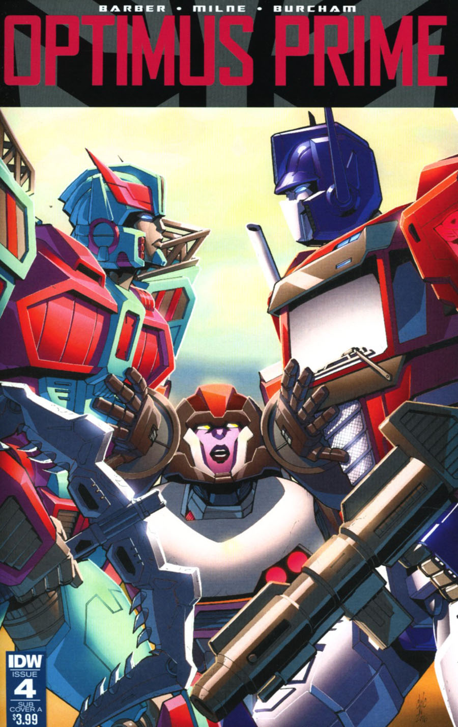 Optimus Prime #4 Cover B Variant Casey Coller Subscription Cover