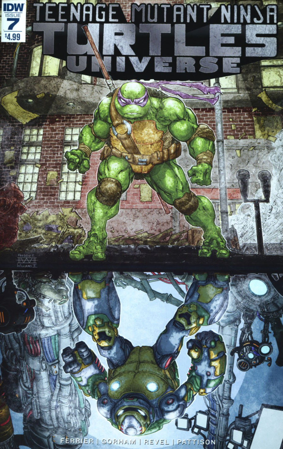 Teenage Mutant Ninja Turtles Universe #7 Cover A Regular Freddie Williams Cover