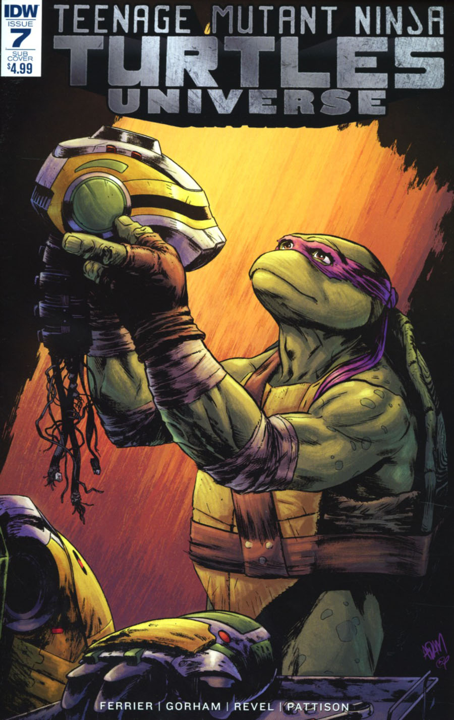 Teenage Mutant Ninja Turtles Universe #7 Cover B Variant Adam Gorham Subscription Cover