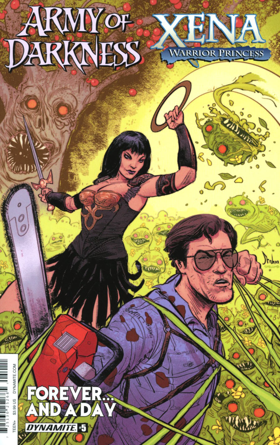 Army Of Darkness Xena Forever And A Day #5 Cover A Regular Kyle Strahm Cover