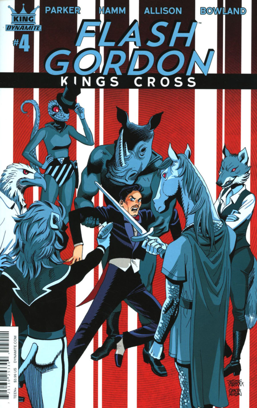Flash Gordon Kings Cross #4 Cover A Regular Jesse Hamm & Grace Allison Cover