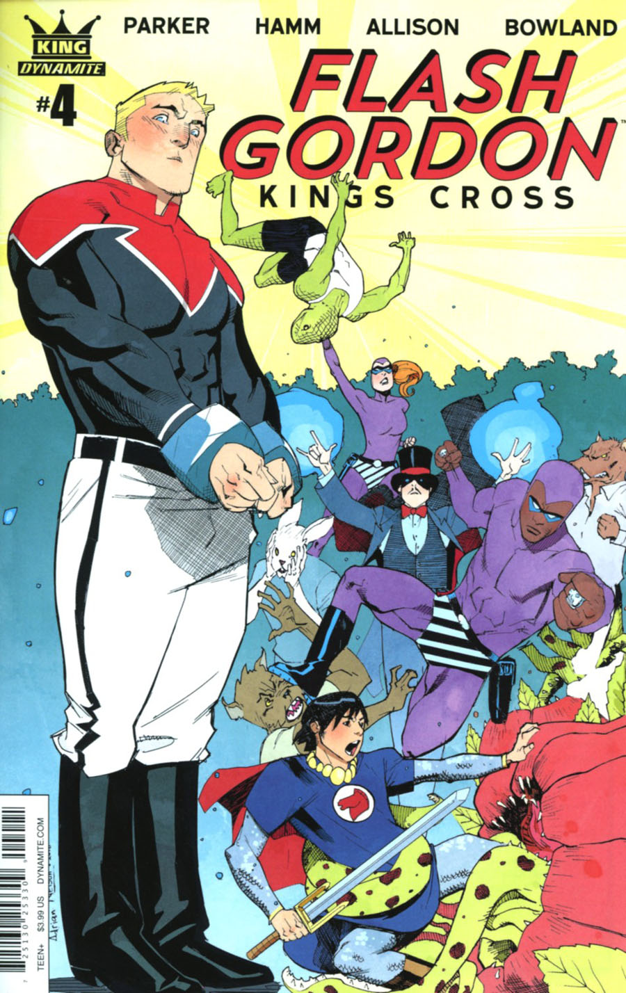 Flash Gordon Kings Cross #4 Cover B Variant Adrian Nelson Cover