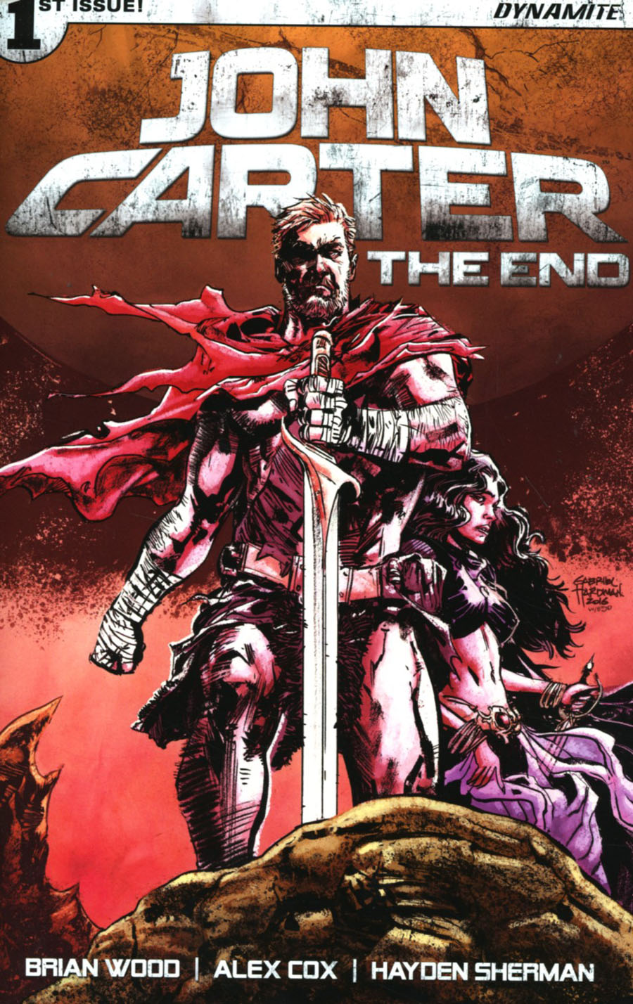 John Carter The End #1 Cover D Variant Gabriel Hardman Cover