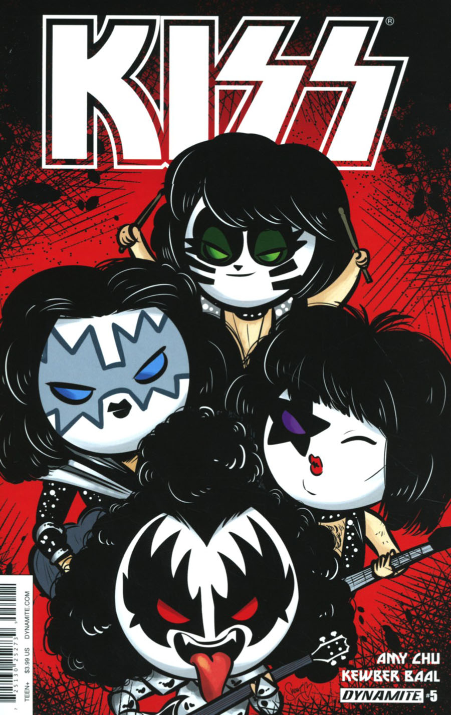 KISS Vol 3 #5 Cover B Variant Shouri Emoji Cover