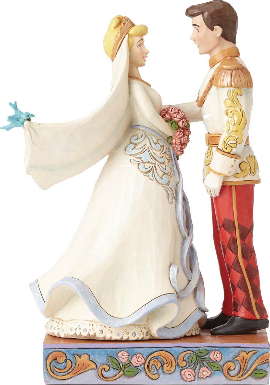 Disney Traditions Royal Wedding Couple Figurine Collection - Cinderella & The Prince