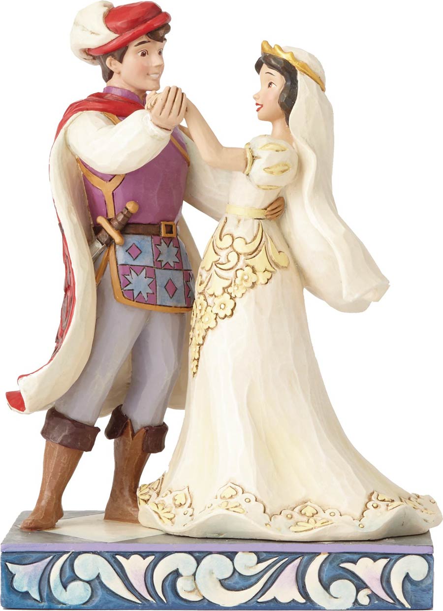 Disney Traditions Royal Wedding Couple Figurine Collection - Snow White & Prince Charming