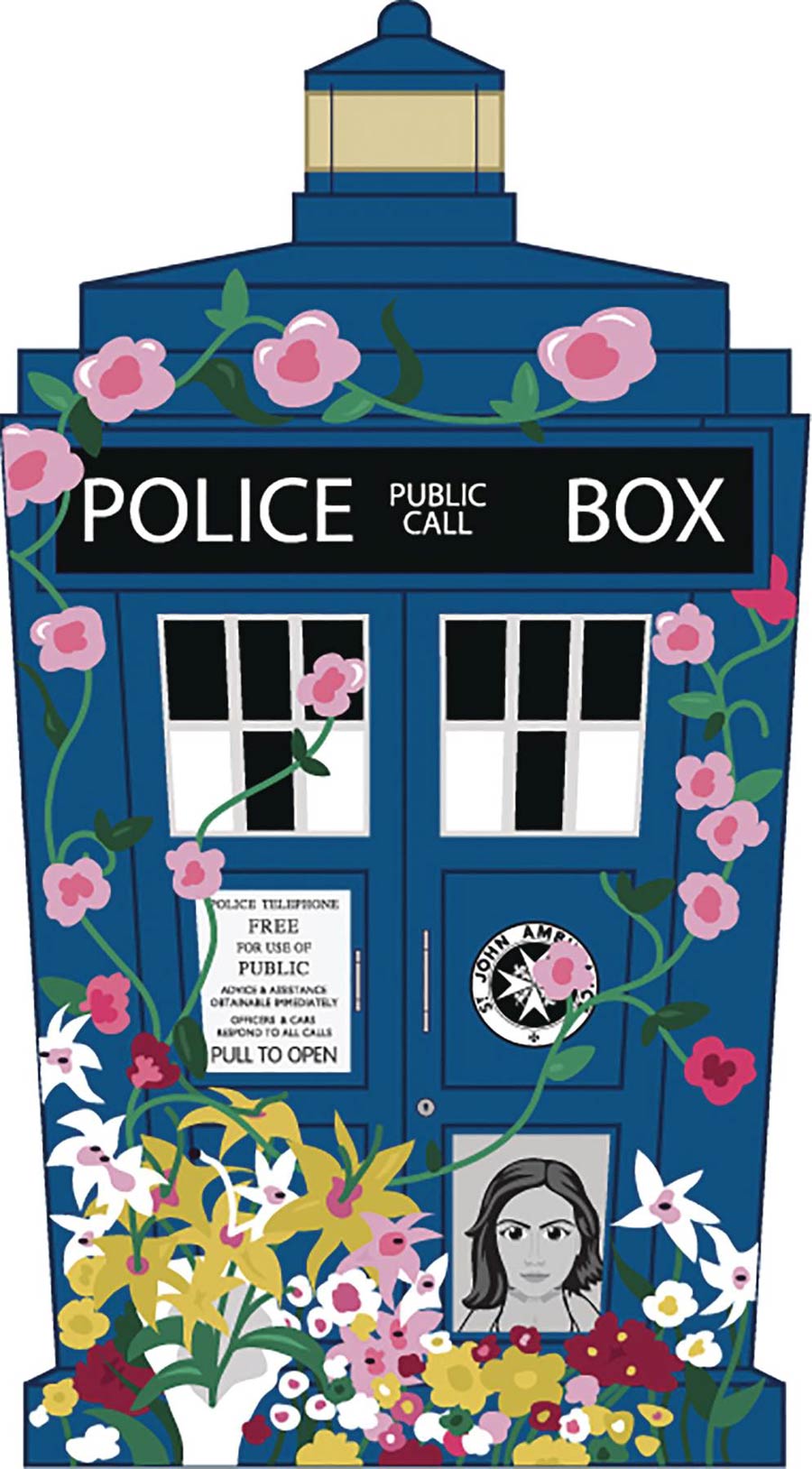 Doctor Who Titans Clara Tribute TARDIS 4.5-Inch Vinyl Figure