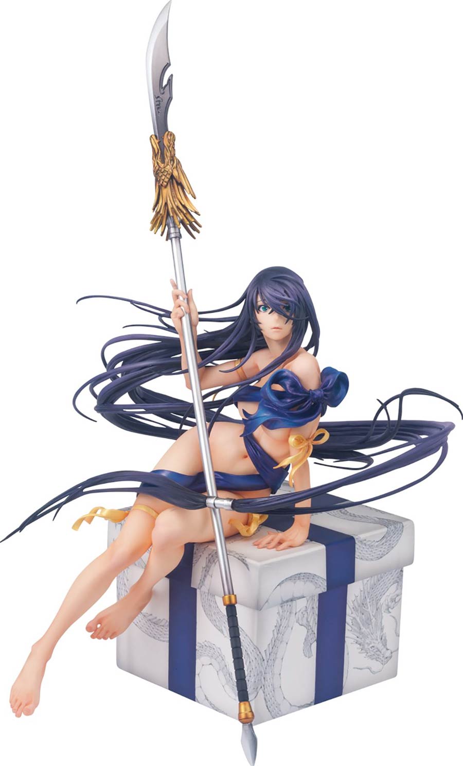 Ikki Tousen Ribbon Doll Unchou Kanu PVC Figure
