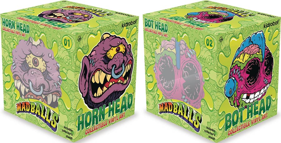 Madballs Medium Figure - Bot Head