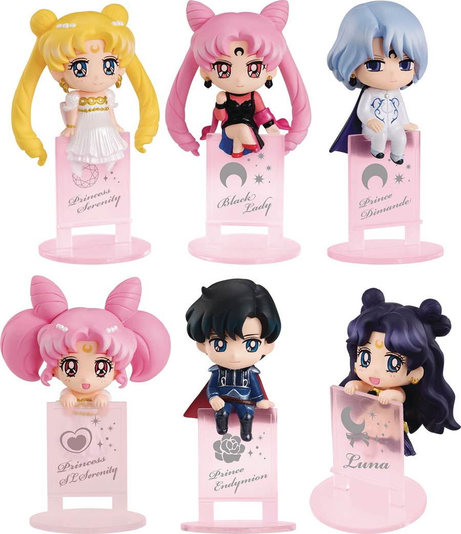 Sailor Moon Ochatomo Night & Day Mini Figure Blind Mystery Box 8-Piece Display