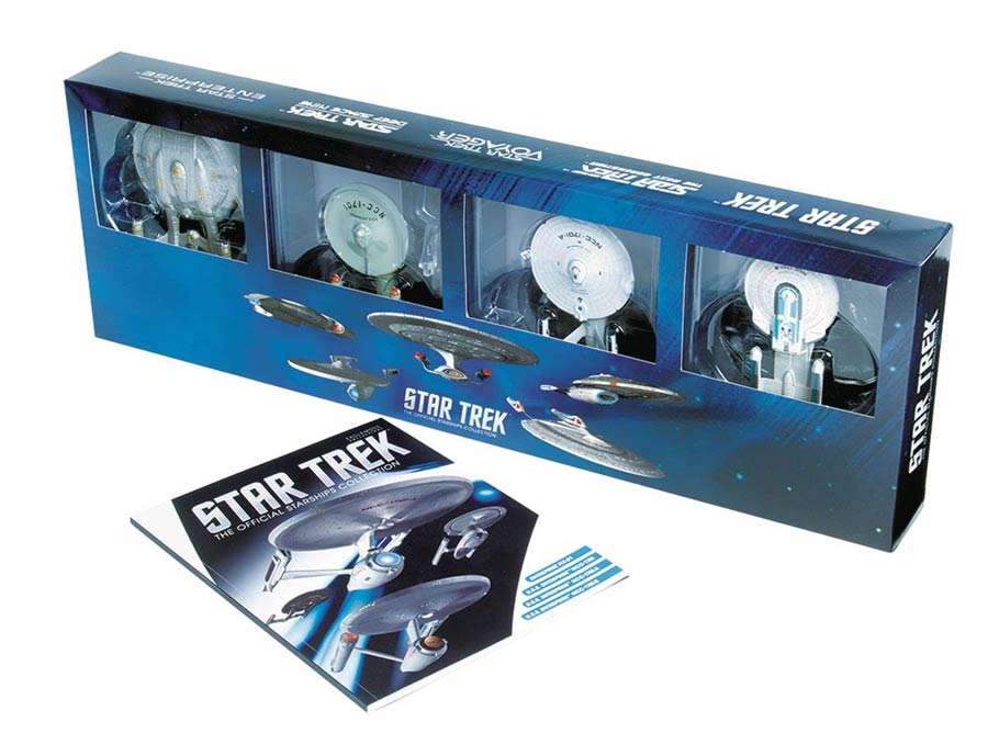 Star Trek Starships Figurine Collection Mag Set #4 Enterprise Part 2