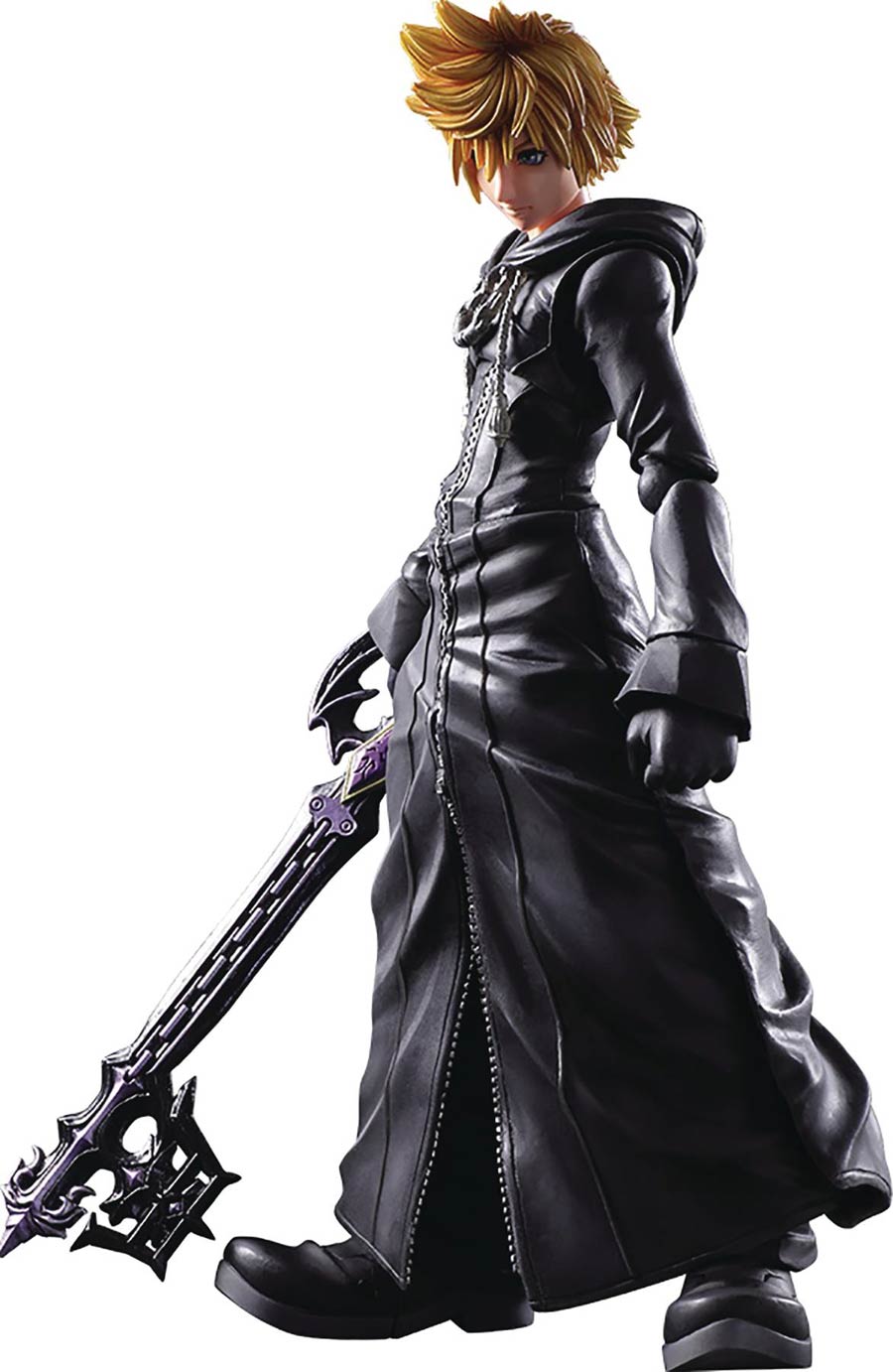 Kingdom Hearts II Play Arts Kai Action Figure - Roxas Organization XIII Version