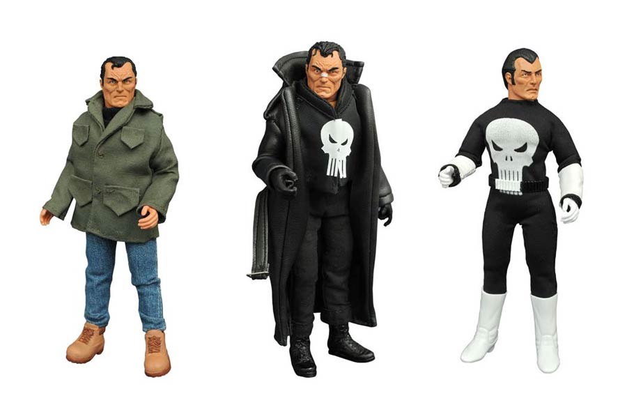 Marvel Retro Cloth Punisher 8-Inch Action Figure Gift Set