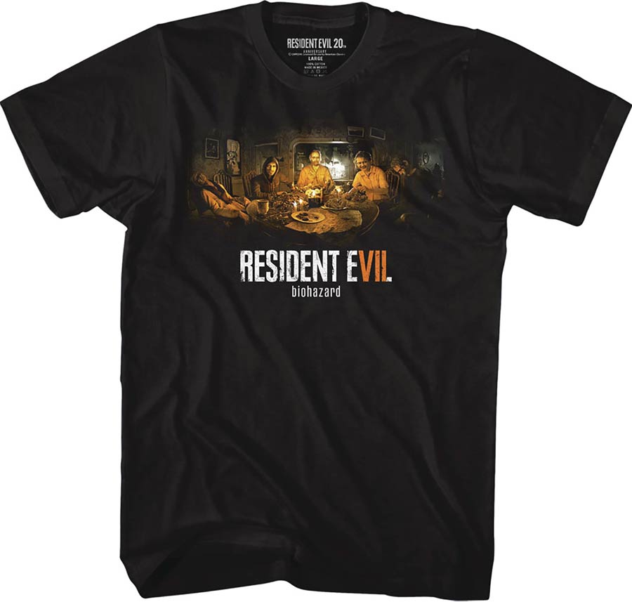 Capcom Resident Evil 7 Biohazard Black T-Shirt Large