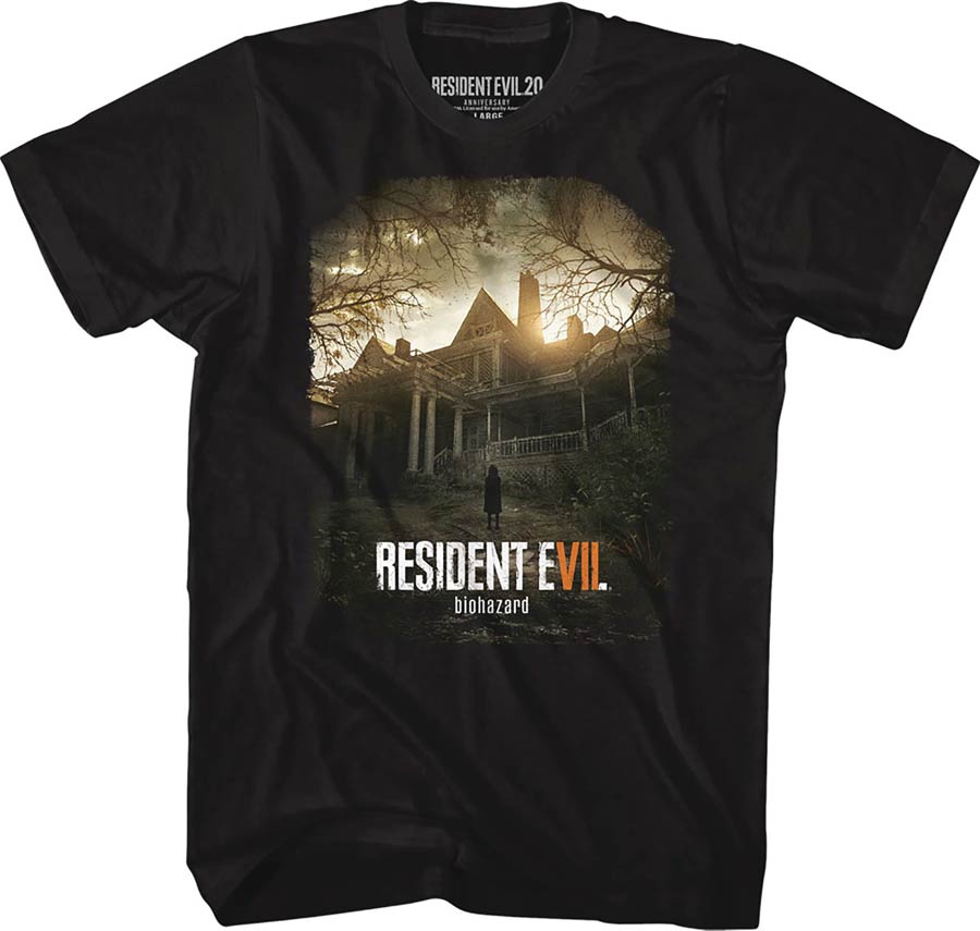 Capcom Resident Evil 7 Key Black T-Shirt Large