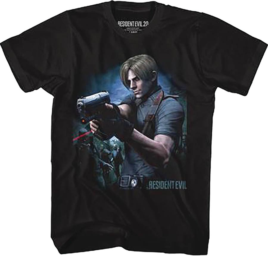 Capcom Resident Evil Watch Your Back Black T-Shirt Large