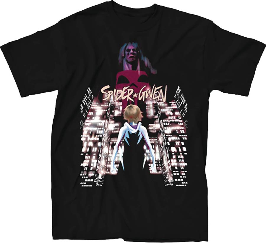 Marvel Spider-Gwen Vol 2 #12 Black T-Shirt Large