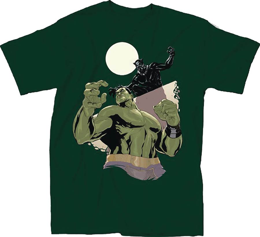 Marvel Totally Awesome Hulk #10 Forest Green T-Shirt Large