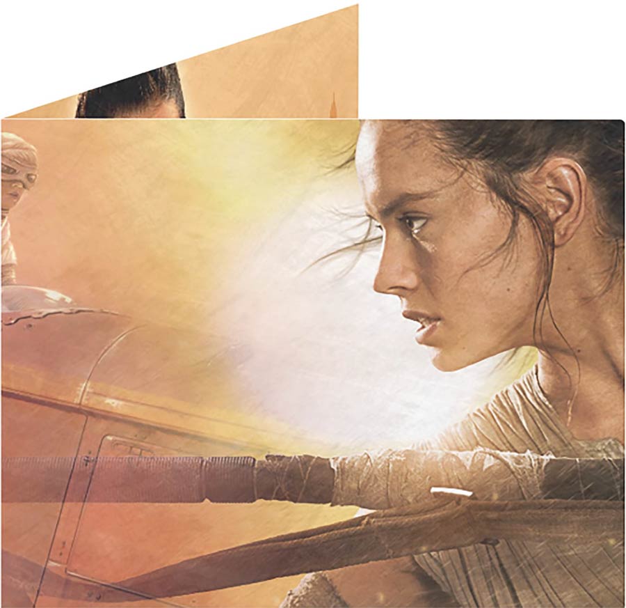 Star Wars Episode VII The Force Awakens Portrait Mighty Wallet - Rey