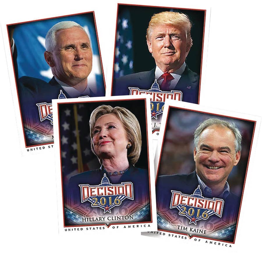 Decision 2016 Political Series 2 Trading Cards Box