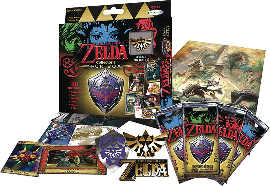 Legend Of Zelda Trading Cards Collectors Edition Fun Box