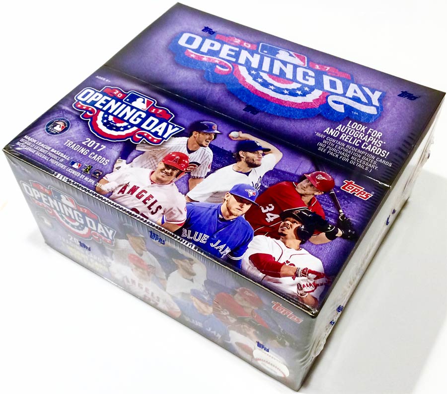 Topps 2017 Opening Day Baseball Trading Cards Box