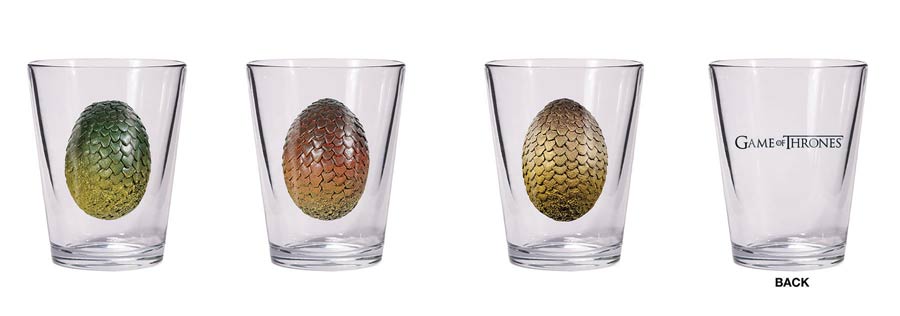Game Of Thrones Shot Glass Set - Dragon Egg