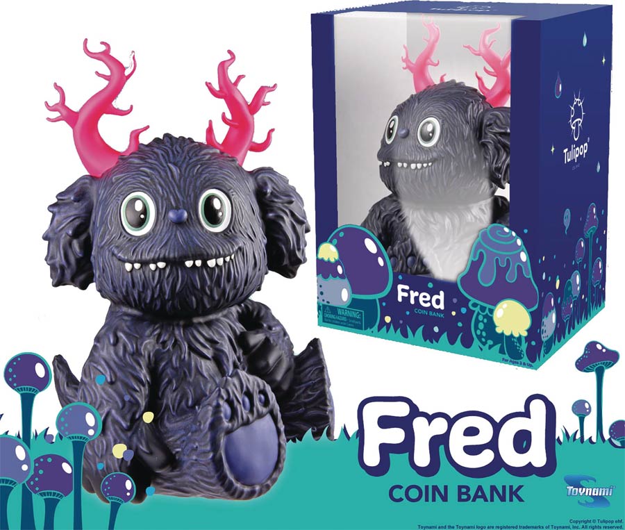 Tulipop Fred Vinyl Coin Bank