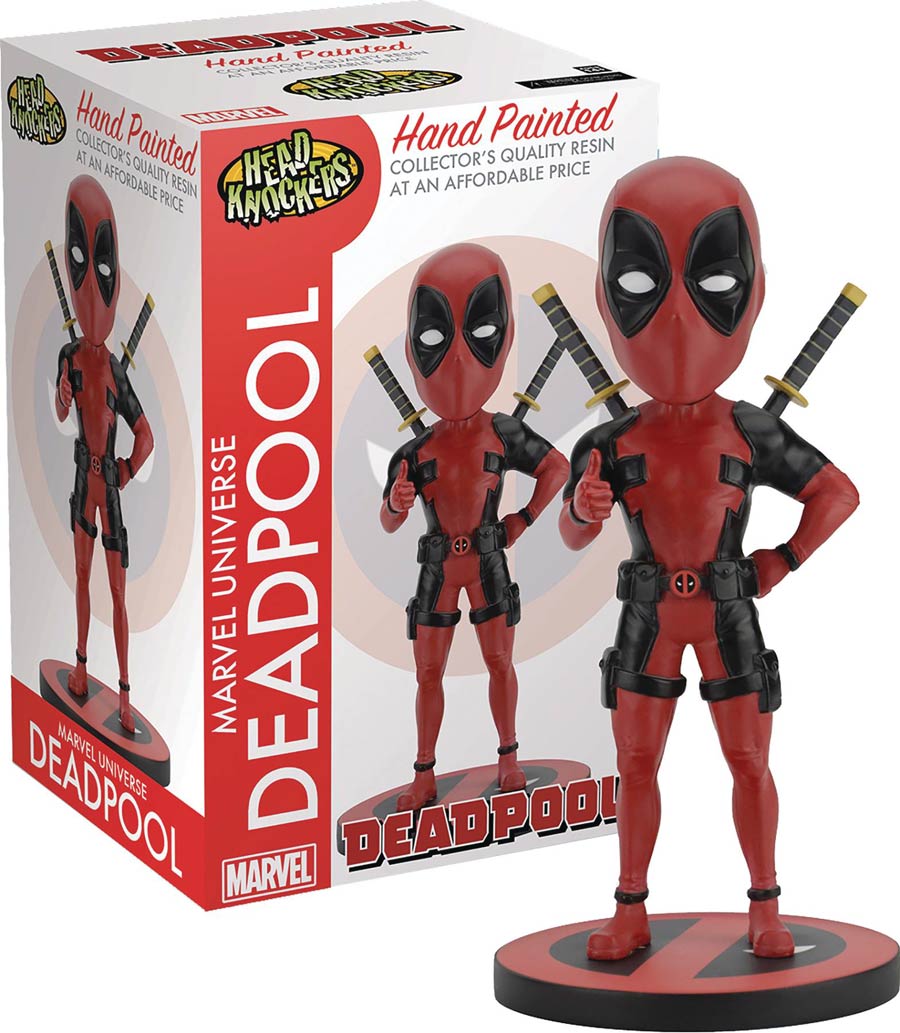 Marvel Heroes Classic Deadpool Head Knocker