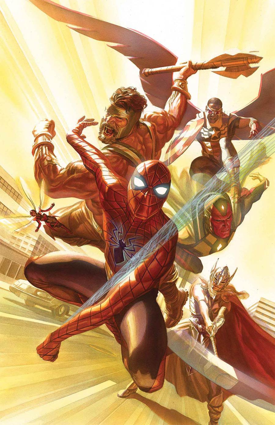 Avengers Vol 6 #4 By Alex Ross Poster