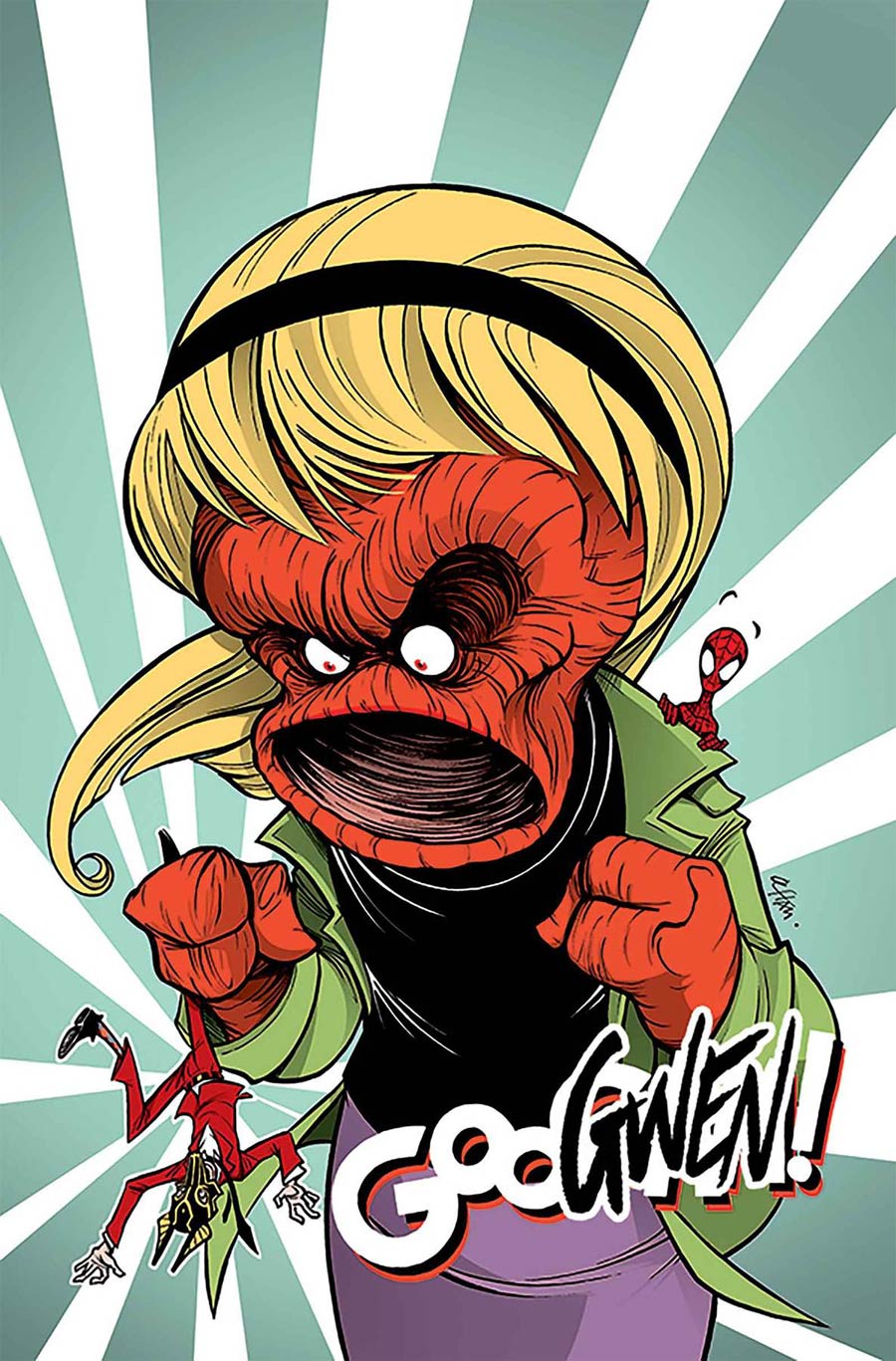 Gwenster Unleashed Gwengam By Gustavo Duarte Poster
