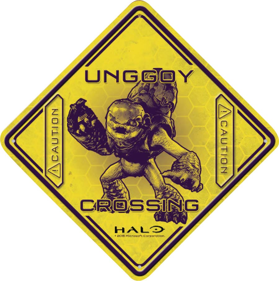 HALO Tin Sign - Unggoy Crossing