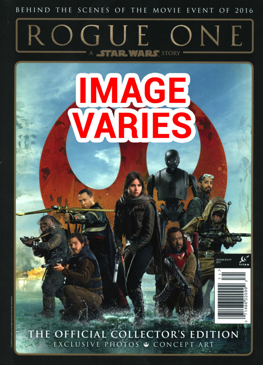 Star Wars Insider Special Rogue One Behind Scenes 2017 Newsstand Edition (Filled Randomly With 1 Of 2 Covers)