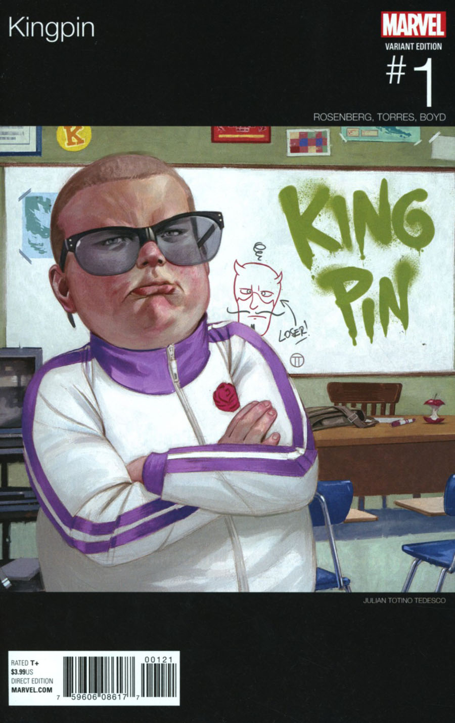 Kingpin Vol 2 #1 Cover B Variant Julian Totino Tedesco Marvel Hip-Hop Cover