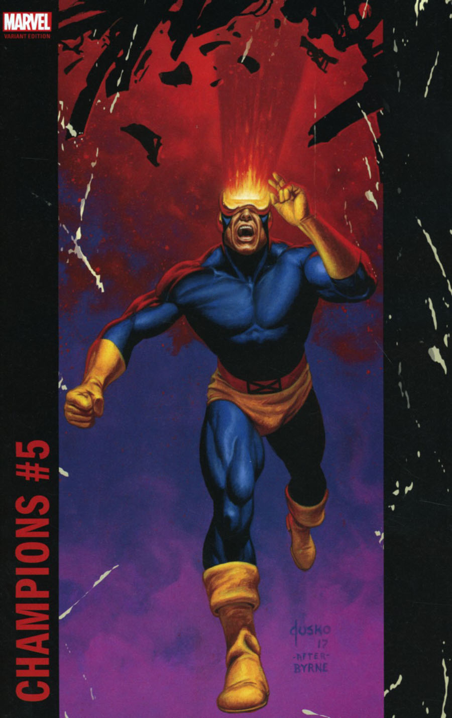 Champions (Marvel) Vol 2 #5 Cover B Variant Joe Jusko Corner Box Cover