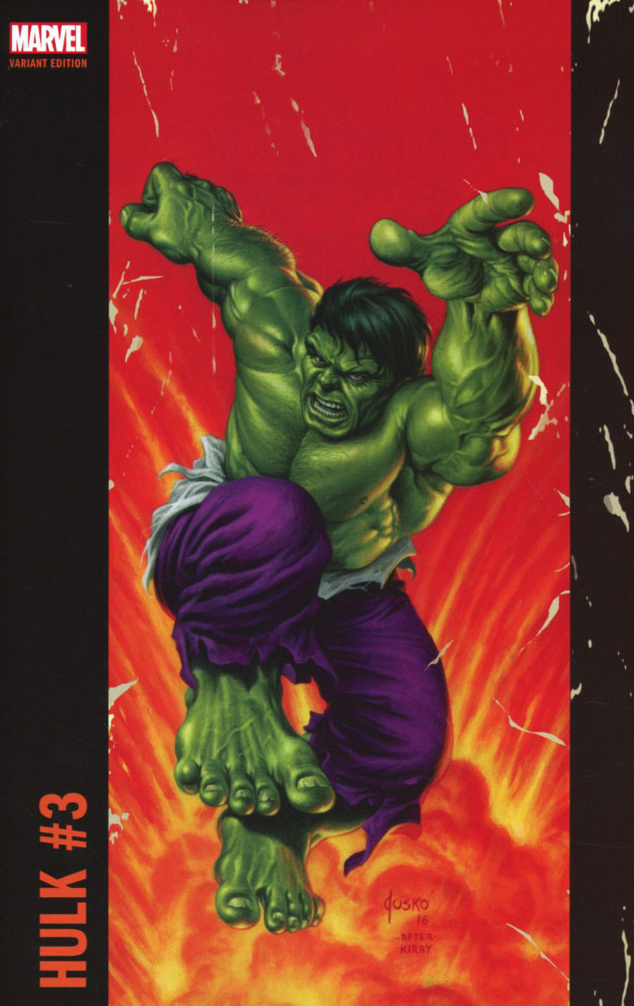 Hulk Vol 4 #3 Cover B Variant Joe Jusko Corner Box Cover