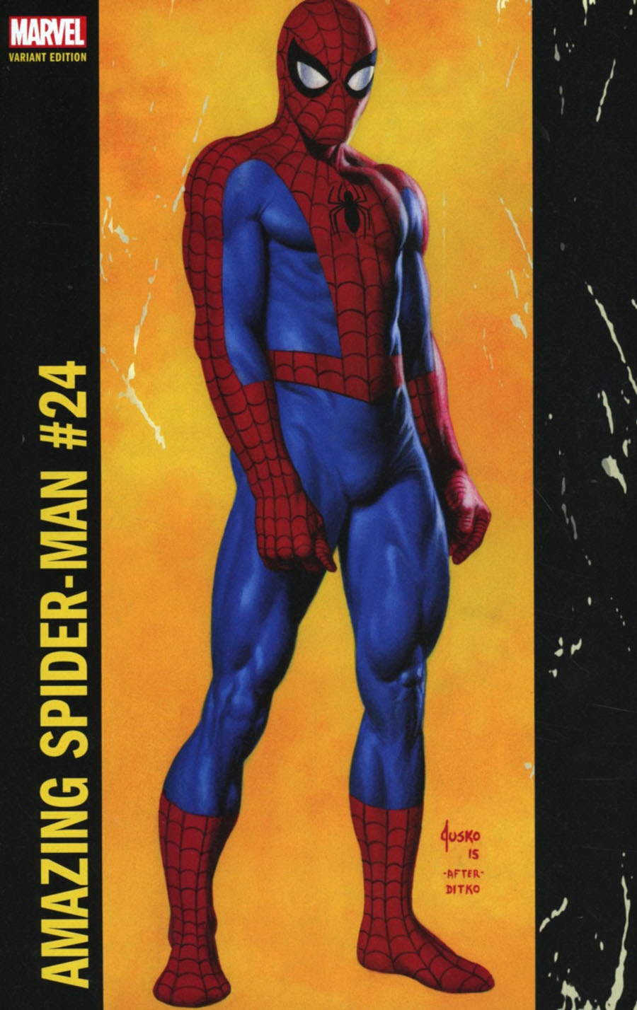 Amazing Spider-Man Vol 4 #24 Cover B Variant Joe Jusko Corner Box Cover (Clone Conspiracy Tie-In)