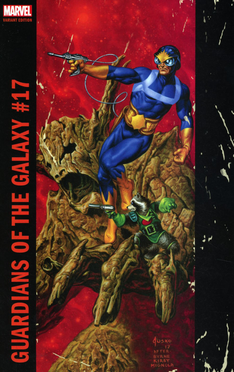 Guardians Of The Galaxy Vol 4 #17 Cover C Variant Joe Jusko Corner Box Cover