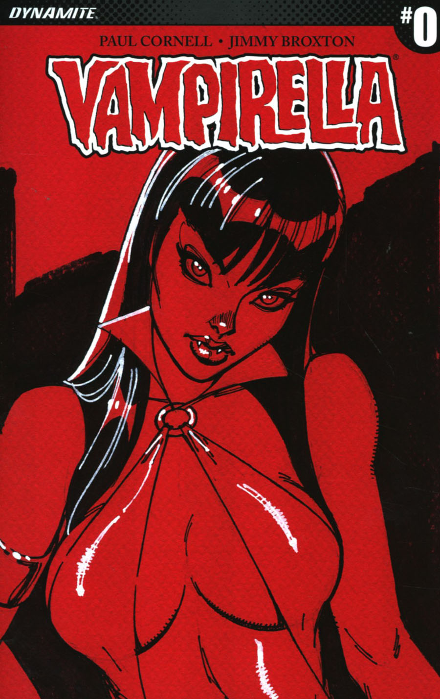 Vampirella Vol 7 #0 Cover C Incentive J Scott Campbell Sneak Peek Variant Cover