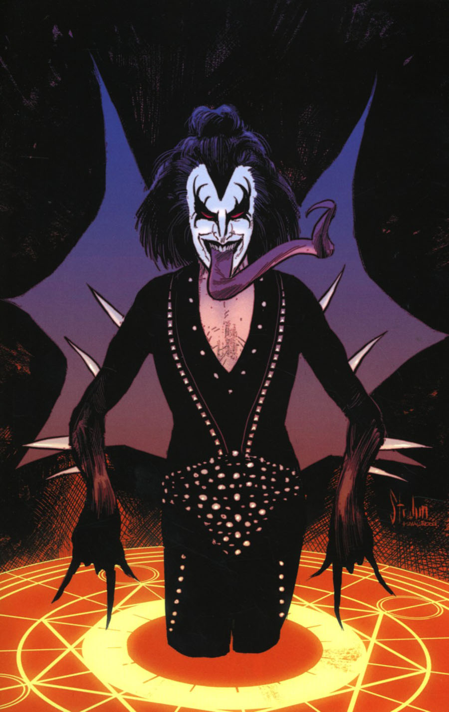 KISS The Demon #2 Cover G Incentive Kyle Strahm Virgin Cover
