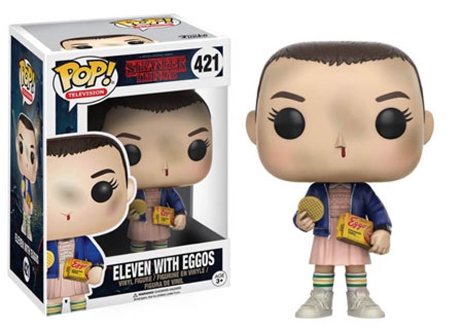 POP Television 421 Stranger Things Eleven With Eggos Vinyl Figure