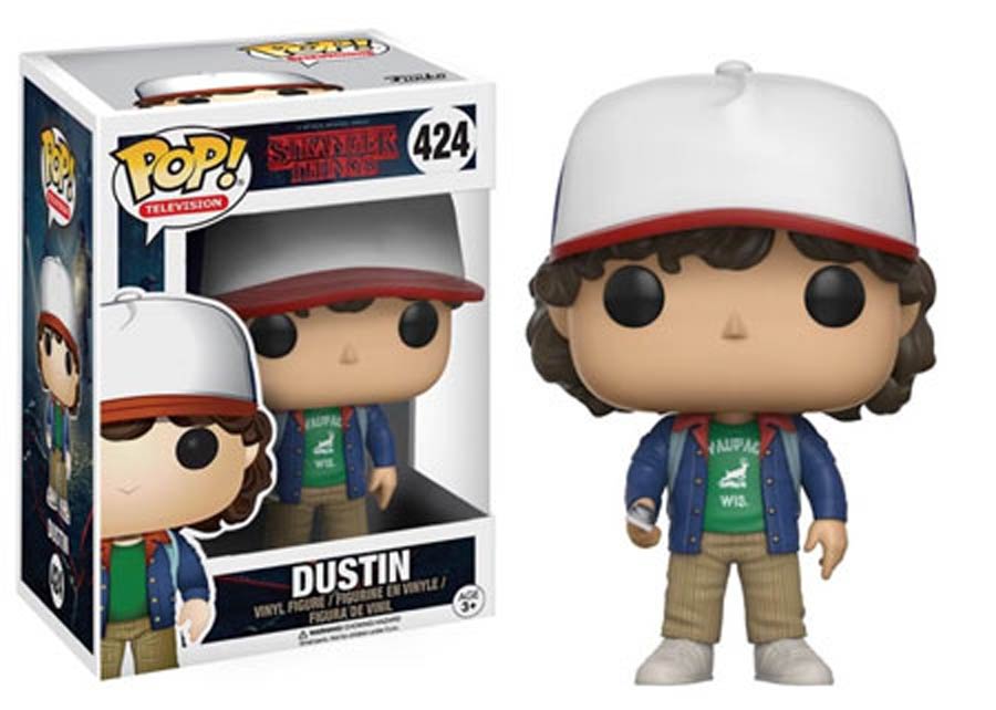 POP Television 424 Stranger Things Dustin With Compass Vinyl Figure