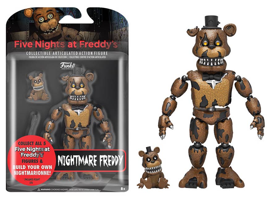 Five Nights At Freddys Nightmare Freddy Action Figure