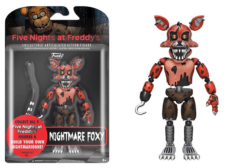 Five Nights At Freddys Nightmare Foxy Action Figure - Midtown Comics