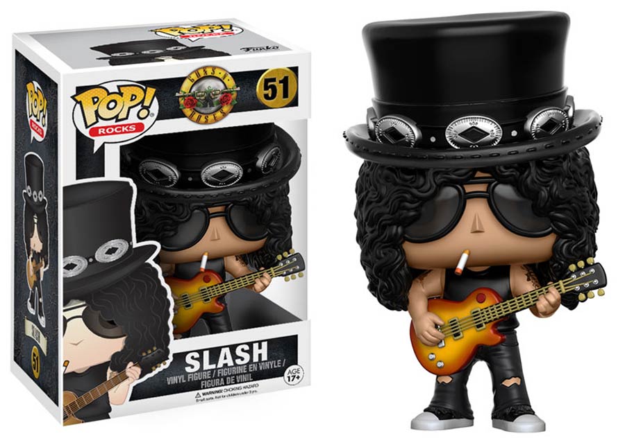 POP Rocks 51 Guns N Roses Slash Vinyl Figure