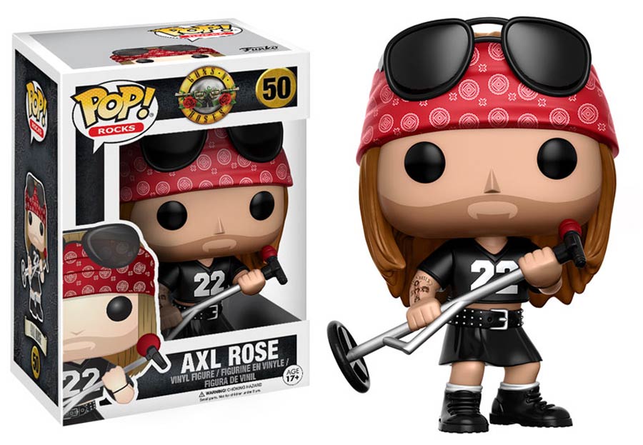 POP Rocks 50 Guns N Roses Axl Rose Vinyl Figure