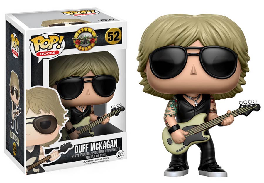 POP Rocks 52 Guns N Roses Duff McKagan Vinyl Figure
