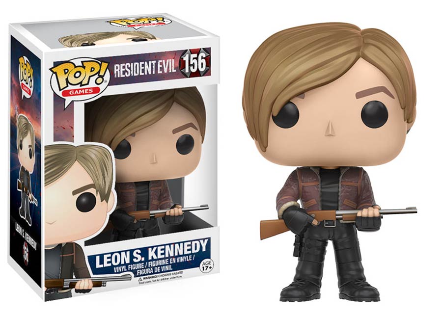 POP Games 156 Resident Evil Leon S Kennedy Vinyl Figure